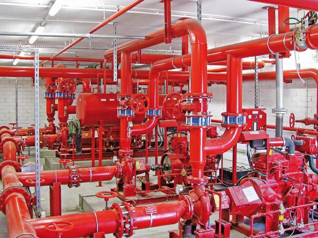 Fire safety system installation